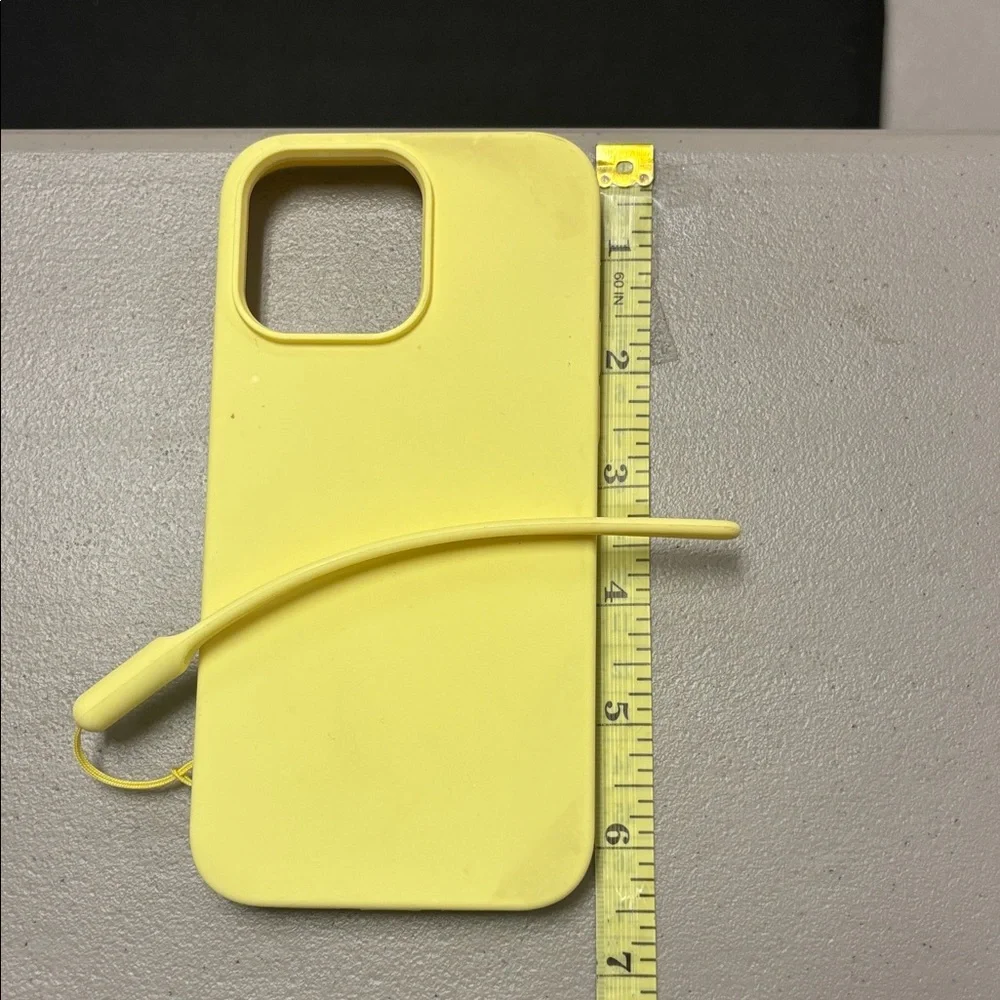 Sleek Yellow Phone Case